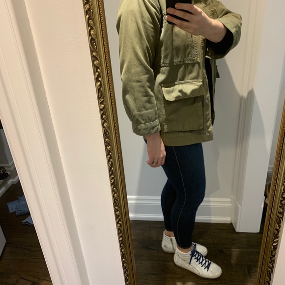 Topshop Khaki Shaket - L - Picture 7 of 13